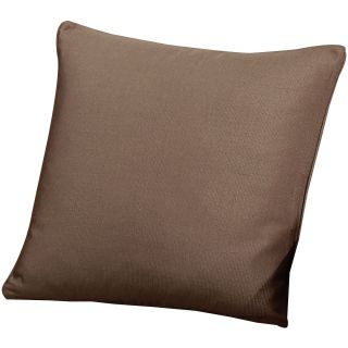 Sure Fit Logan 18 Square Decorative Pillow, Chocolate (Brown)
