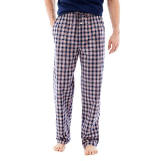 Stafford Woven Sleep Pants  Big&Tall, Red/Blue, Mens