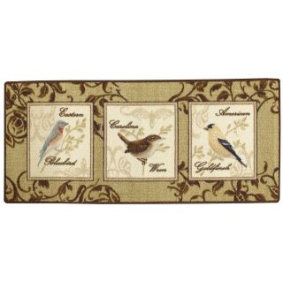 Birds and Butterflies Washable Rugs, Vines Of Spring