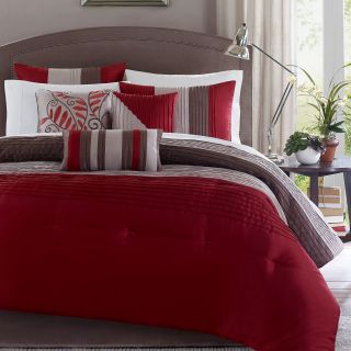 Tradewinds 7 pc. Comforter Set, Red