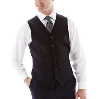 Stafford Super 100 Wool Vest, Black, Mens