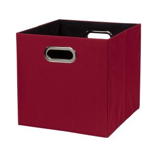 Creative Bath Fold N Store Crate Hamper, Red