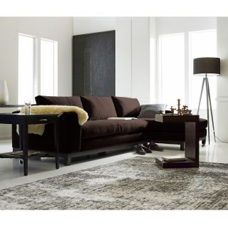 Calypso 2 pc. Chaise Sectional in Heavenly Fabric, Java