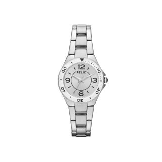 RELIC Jayden Womens Stainless Steel White and Black Dial Watch