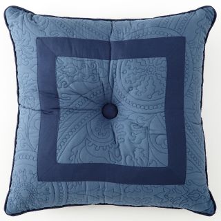 Bensonhurst Tufted 18 Square Decorative Pillow, Blue