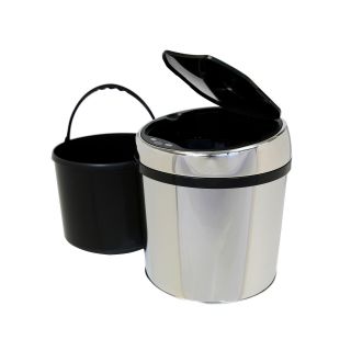Itouchless 1  Gal. Stainless Automatic Trash Can