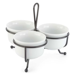JCP Home Collection  Home Whiteware 3 Section Server with Stand