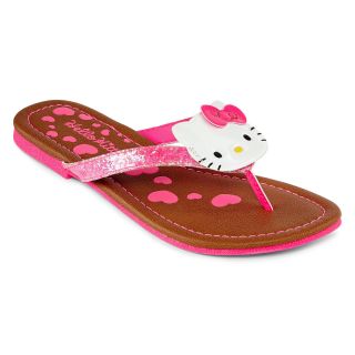 Hello Kitty Ellen Girls Flip Flops, Pink, Girls