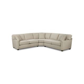 Possibilities Sharkfin Arm 3 pc. Left Arm Sofa Sectional, Pumice