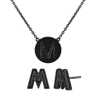 ONLINE ONLY   Diamond Addiction Diamond Accent Initial M Set, Womens