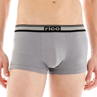 RICO 2 pk. Cotton Stretch Trunks, Black/Gray, Mens