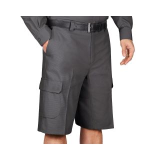 Wrangler Workwear Canvas Cargo Shorts, Charcoal, Mens
