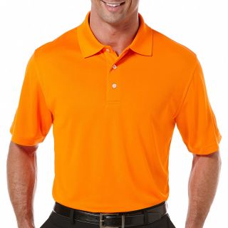 Pga Tour Air Flux Polo Shirt, Orange, Mens