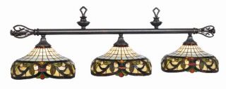 Harmony Stained Glass Pool Table Light