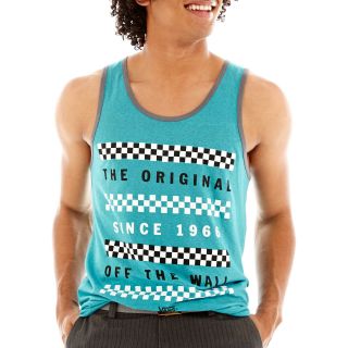 Vans Tank Top, Blue, Mens