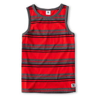 Dc Shoes DC Striped Tank   Boys 8 20, Charcoal, Boys