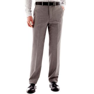 JF J.Ferrar JF J. Ferrar Slim Fit Flat Front Suit Pants, Gray, Mens
