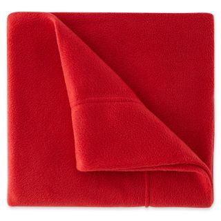 Sunbeam Super Soft Heavyweight Fleece Sheet Set, Cranberry