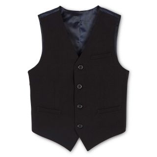 Izod Fine Line Vest   Boys 4 20, Black, Boys