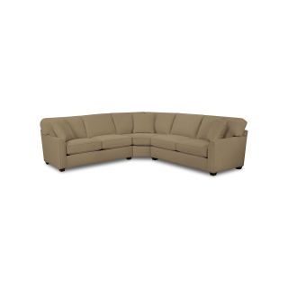 Possibilities Sharkfin Arm 3 pc. Left Arm Sofa Sectional, Thistle