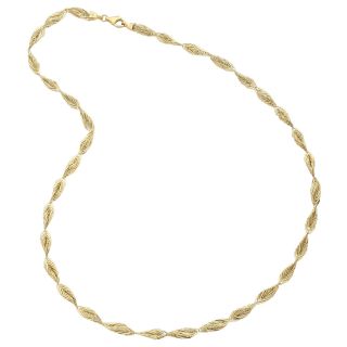 Marquisa Link Necklace 10K Gold, No Color Family, Womens