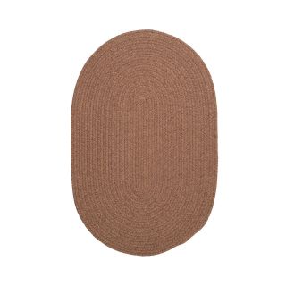 Timberline Reversible Braided Oval Rugs, Mocha