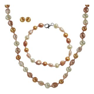 Canyon 3 Pc. Cultured Freshwater Pearl Jewelry Set, Womens