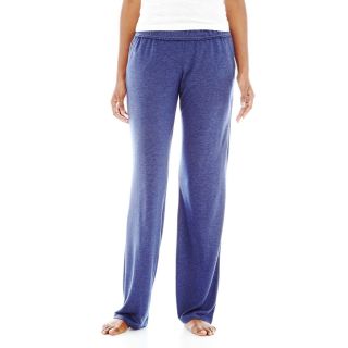Flirtitude Cozy Sleep Pants, Heather Sapphire (Blue), Womens