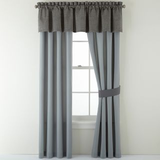 Planar Curtain Panel Pair, Gray