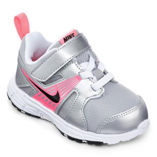 Nike Dart X Toddler Girls Athletic Shoes, Silver, Silver, Girls