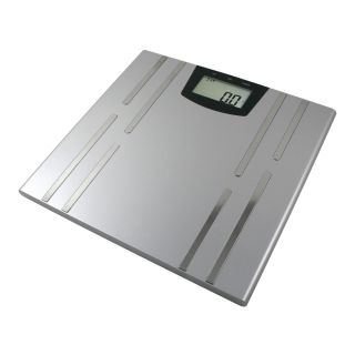 AWS USB Digital Personal Bath Fitness Scale, Silver