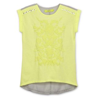 DREAMPOP by Cynthia Rowley Colorblock Tee   Girls 6 16, Lime, Girls