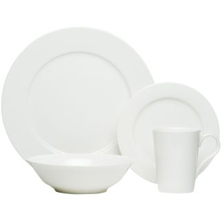 Red Vanilla Bone China 16 pc. Dinnerware Set