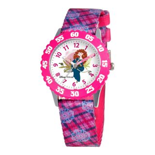 Disney Kids Merida Easy Read Pink Watch, Girls