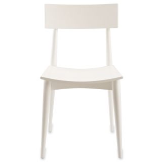 CONRAN Design by Mazarine Set of 2 Timber Dining Chairs, White