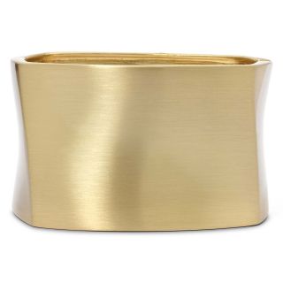 Gold Tone Square Hinged Bracelet