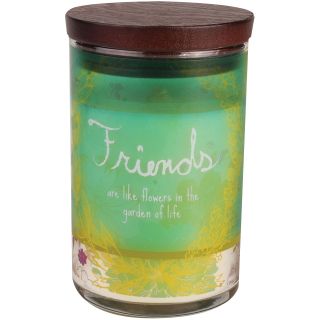 Woodwick Inspirational Friends Candle, Green