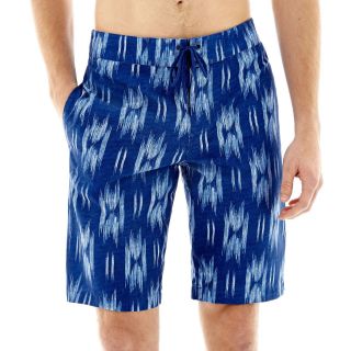 ARIZONA Patterned Board Shorts, Blue, Mens
