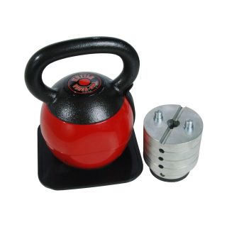 Stamina 36 lb. Adjustable Kettlebell, Red/Black