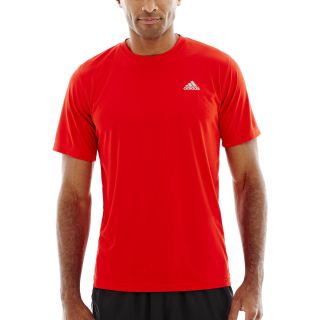 Adidas High Performance Tech T Shirt, Light Scarlet, Mens