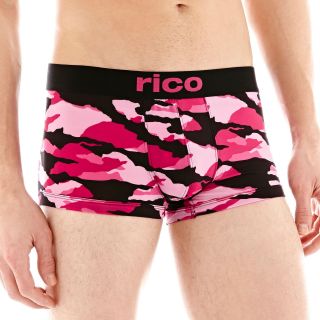 RICO 4 pk. Premium Cotton Low Rise Briefs, Black/Pink, Mens