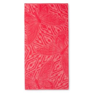JCP Home Collection  Home Jacquard Butterfly Beach Towel, Pink