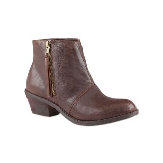 CALL IT SPRING Call It Spring Magne Zip Booties, Brown, Womens