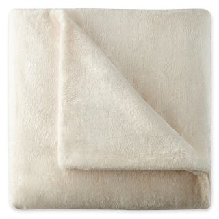 ROYAL VELVET Silk Touch Blanket, Ivory