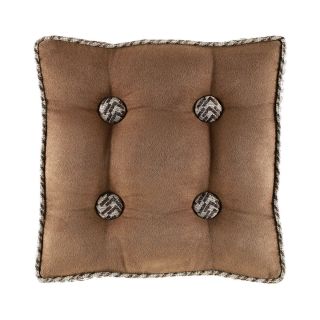 Croscill Classics Mojave 16 Square Decorative Pillow, Brown