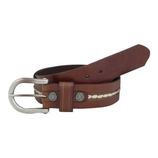 Carhartt Brown Leather Belt, Mens