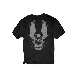 Space Command Graphic Tee, Halo 4 Eagle Crest, Mens