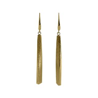Charles Garnier 18K Gold Plated Silver Twist Drop Earrings, Womens