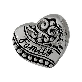 Forever Moments Oxidized Family Bead, Womens