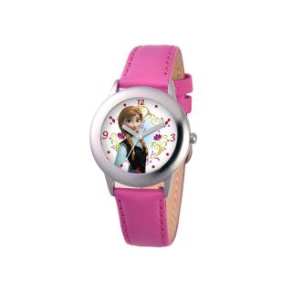 Disney Frozen Anna Strap Pink Strap Watch, Girls
